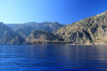 Crete landscape. Greece destination.