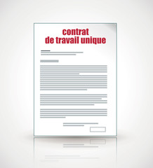 contrat de travail unique - loi macron