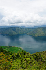 Fototapeta na wymiar Toba lake on Sumatra