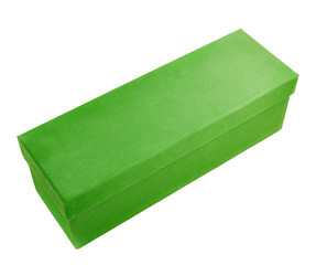 Tall gift box isolated