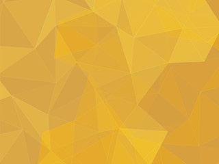 abstract background yellow gold polygon vector