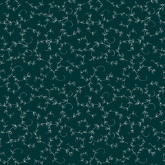 Lacy Seamless Pattern With Leaves