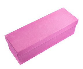 Tall gift box isolated