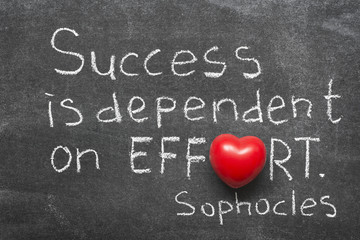 success is dependent