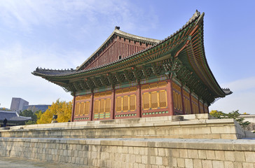 Obraz premium Deoksugung Palace in Downtown Seoul, Korea