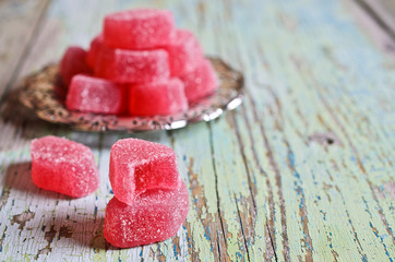 Candy pink jelly