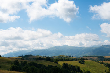 Fototapeta premium Landscape in the Ukrainian Carpathians