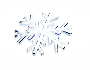 Diamond snowflake. Christmas background