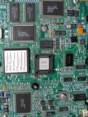 Detail of motherboard