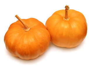 Two pumpkin