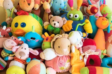 Fotobehang Soft toys © Pixavril