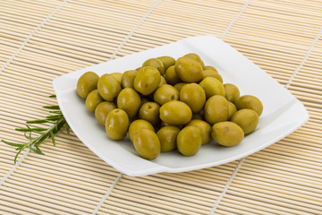 Green olives
