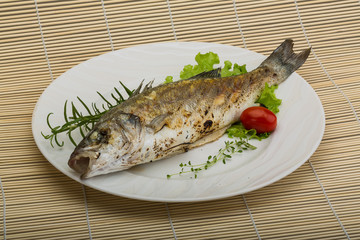 Grilled seabass