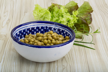 Marinated peas