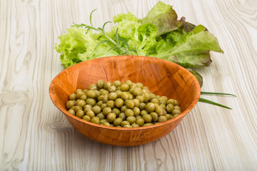 Marinated peas