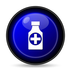 Pills bottle  icon