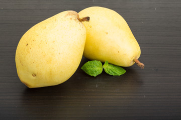 Yellow pears