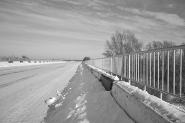 Чернобелая зима