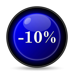 10 percent discount icon