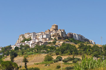 Fototapeta premium Panoramic view of Acerenza. Basilicata. Italy.