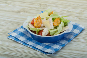 Caesar salad with chicken