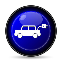 Electric car icon