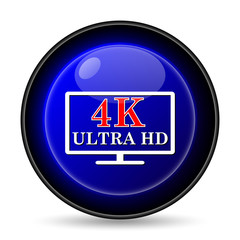 4K ultra HD icon