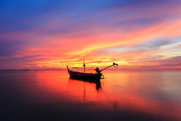 Sunset at Samui island, Thailand