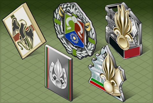 Isometric Various Medals