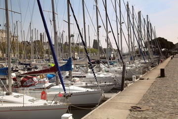 Le port de Lorient.