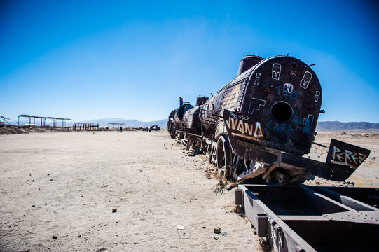 Salar de Uyuni, cimitero dei treni, Bolivia