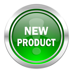 new product icon, green button