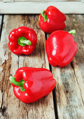 ripe red bell pepper