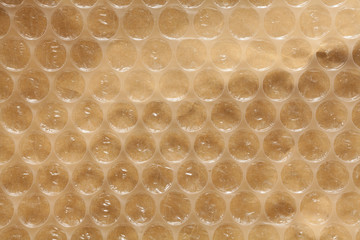 Plastic air bubble wrap background