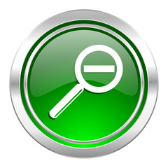 lens icon, green button