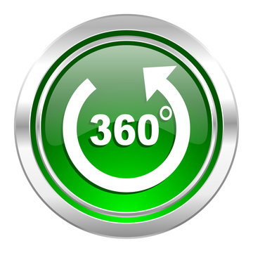 panorama icon, green button