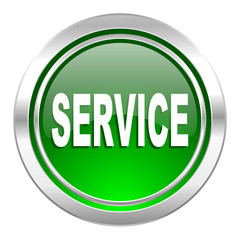 service icon, green button
