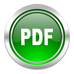 pdf icon, green button
