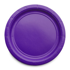 Purple Paper Plate