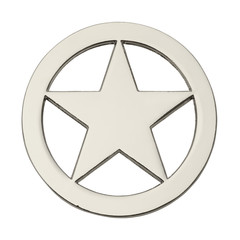 Round Sheriff Star