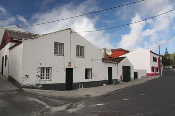 Açores - Sao Miguel - rues du port de Mosteiros