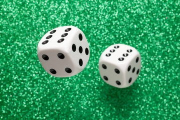 White dice