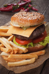 Cheese burger