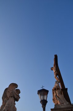 Christ sur la croix, Eglise notre-dame des doms, Avignon 