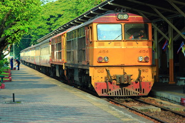 Obraz premium Train Thailand's most popular vehicles.