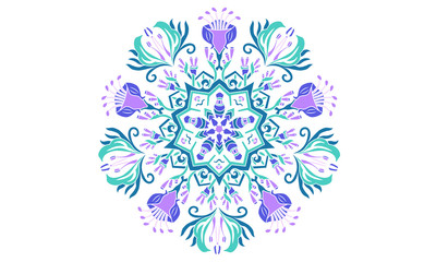 Vector Pattern Mandala Papua