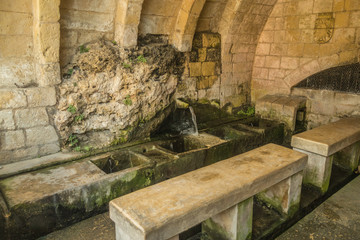 Water still flows in the ancient Knights of St' John bath house