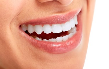 Beautiful woman smile.