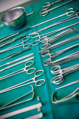 Lot of surgical instruments
