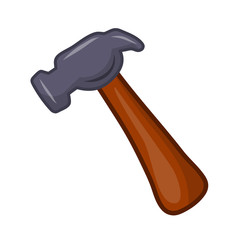 hammer isolated illustration